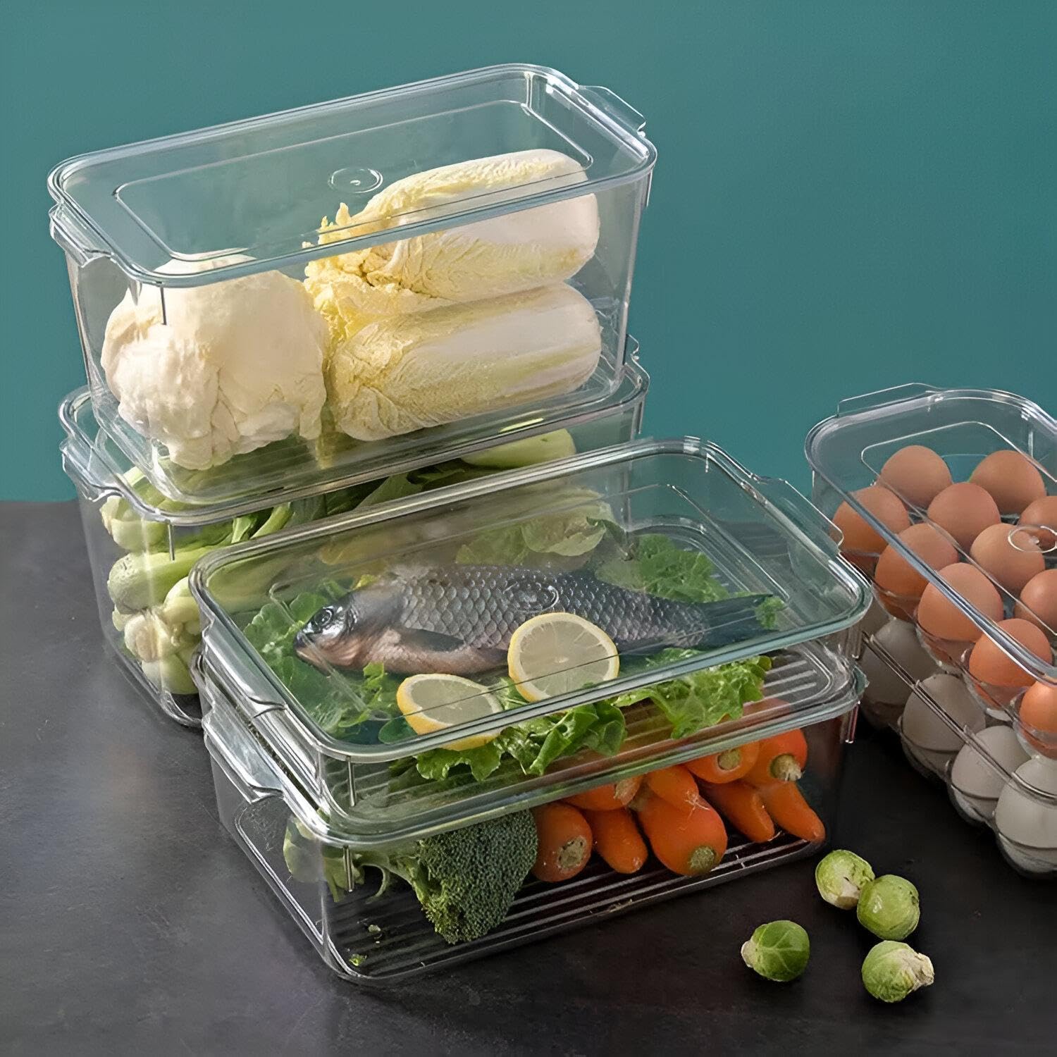 Boîte de rangement en plexi avec couvercle GM