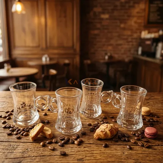 Verre à thé C6 en verre 110 ml – Tasse traditionnelle pour service du thé