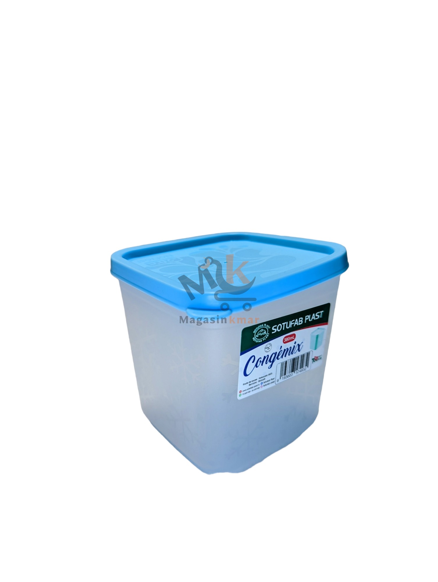 Mini boite de conservation carrée conjimix 380 ml