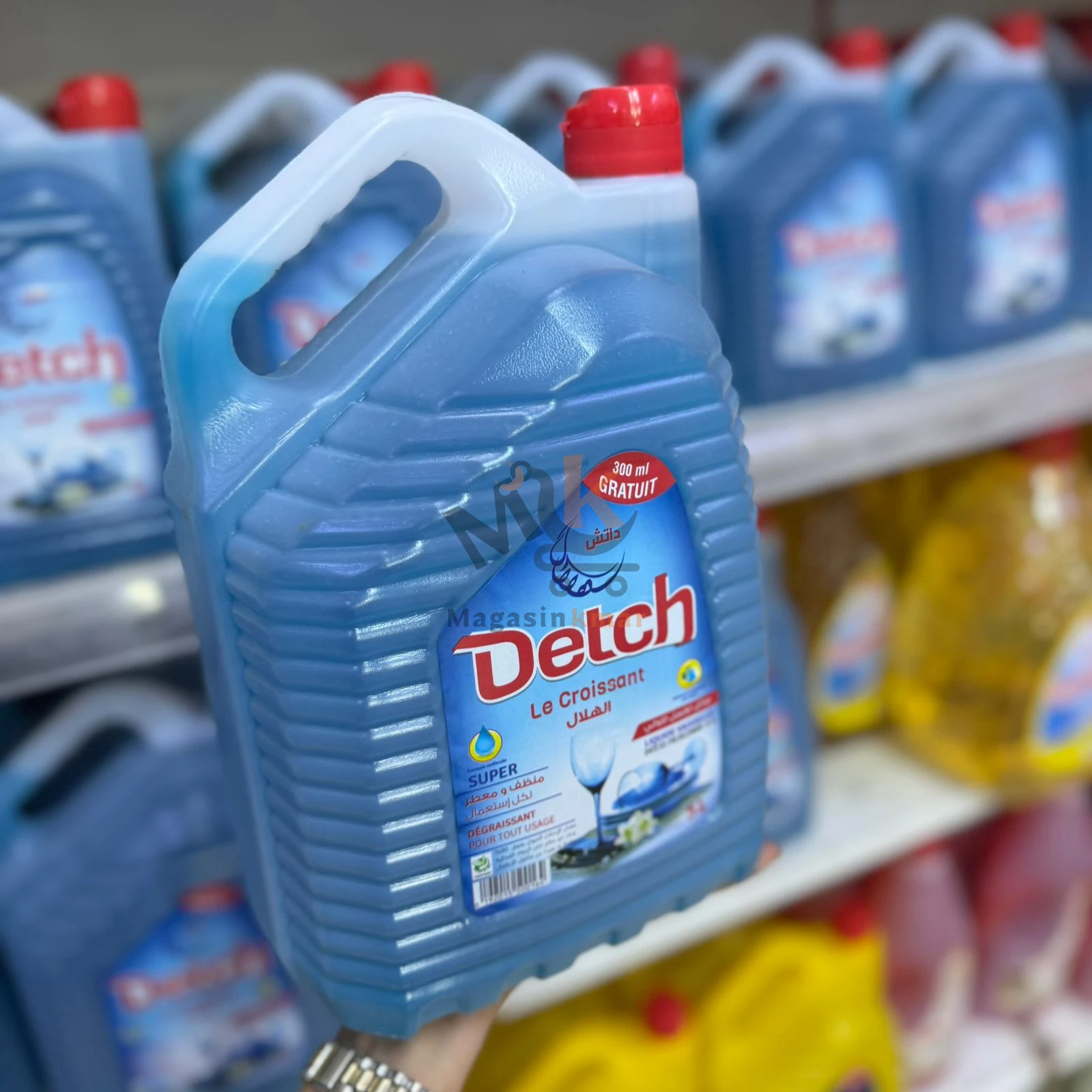 Detch vaisselle bleu bidon 5L