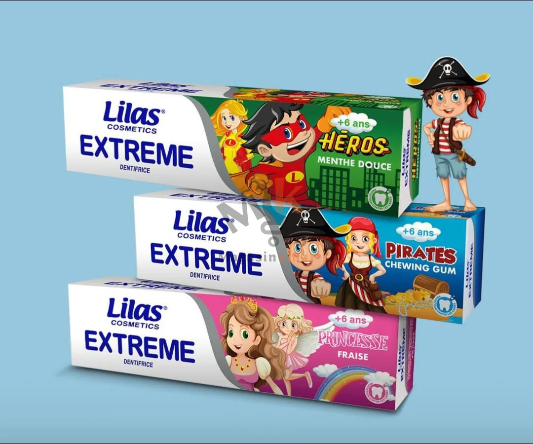 Dentifrice pour enfants Lilas – Protection douce des dents – 75 ml