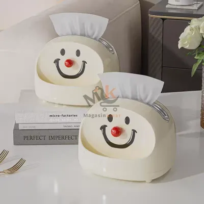 Porte-serviette Smiley en plastique