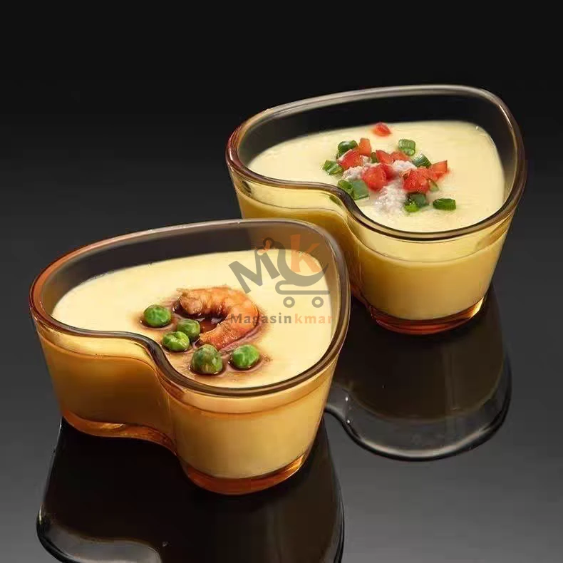 Mini plat en verre pour four – Forme coeur 11 cm