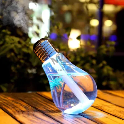 Diffuseur lampe rechargeable 400 ml en verre – Humidificateur et diffuseur d’arômes