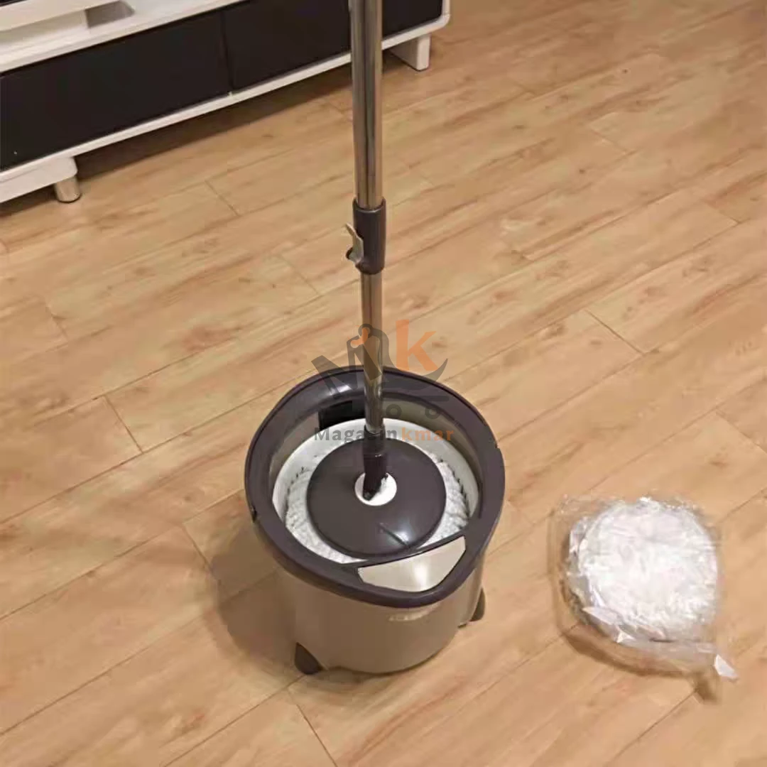 Vadrouille de nettoyage de sol rotative à 360°