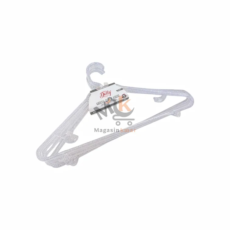 Lot de 6 cintre en cristal