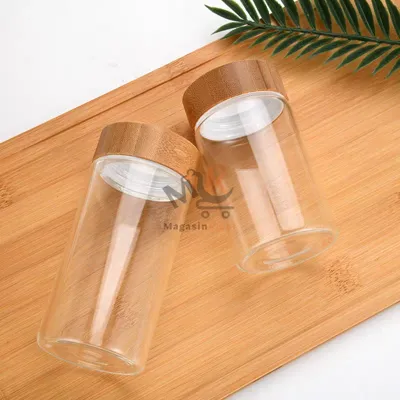 Porte-épices en verre rond – 200 ml