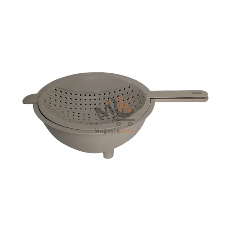 Passoire avec égouttoir intégrée en plastique