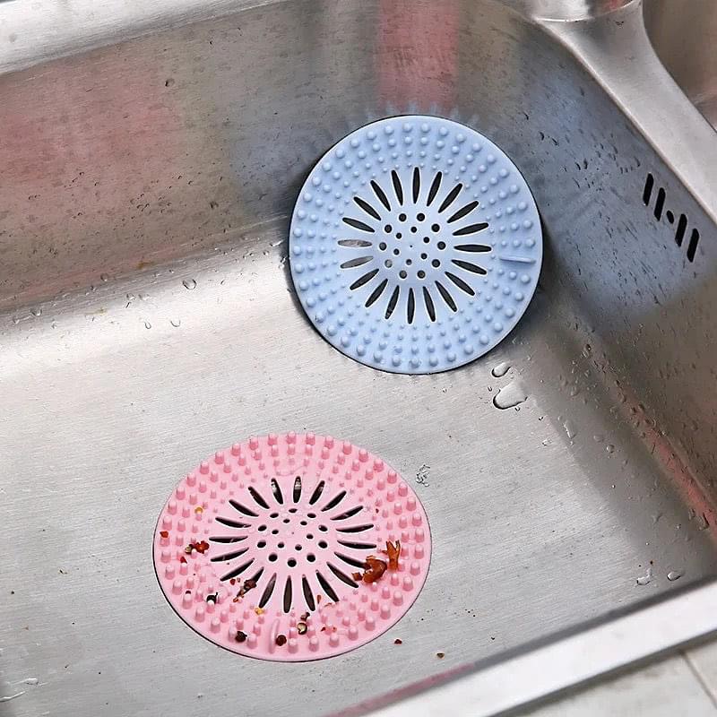 Filtre rond anti-colmatage en silicone