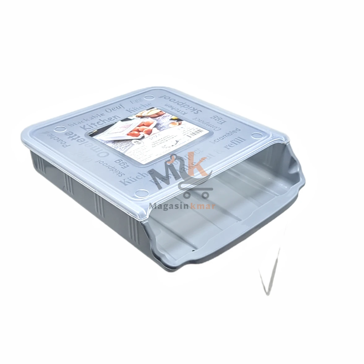 Plateau à œuf 15 pièces en plastique alimentaire