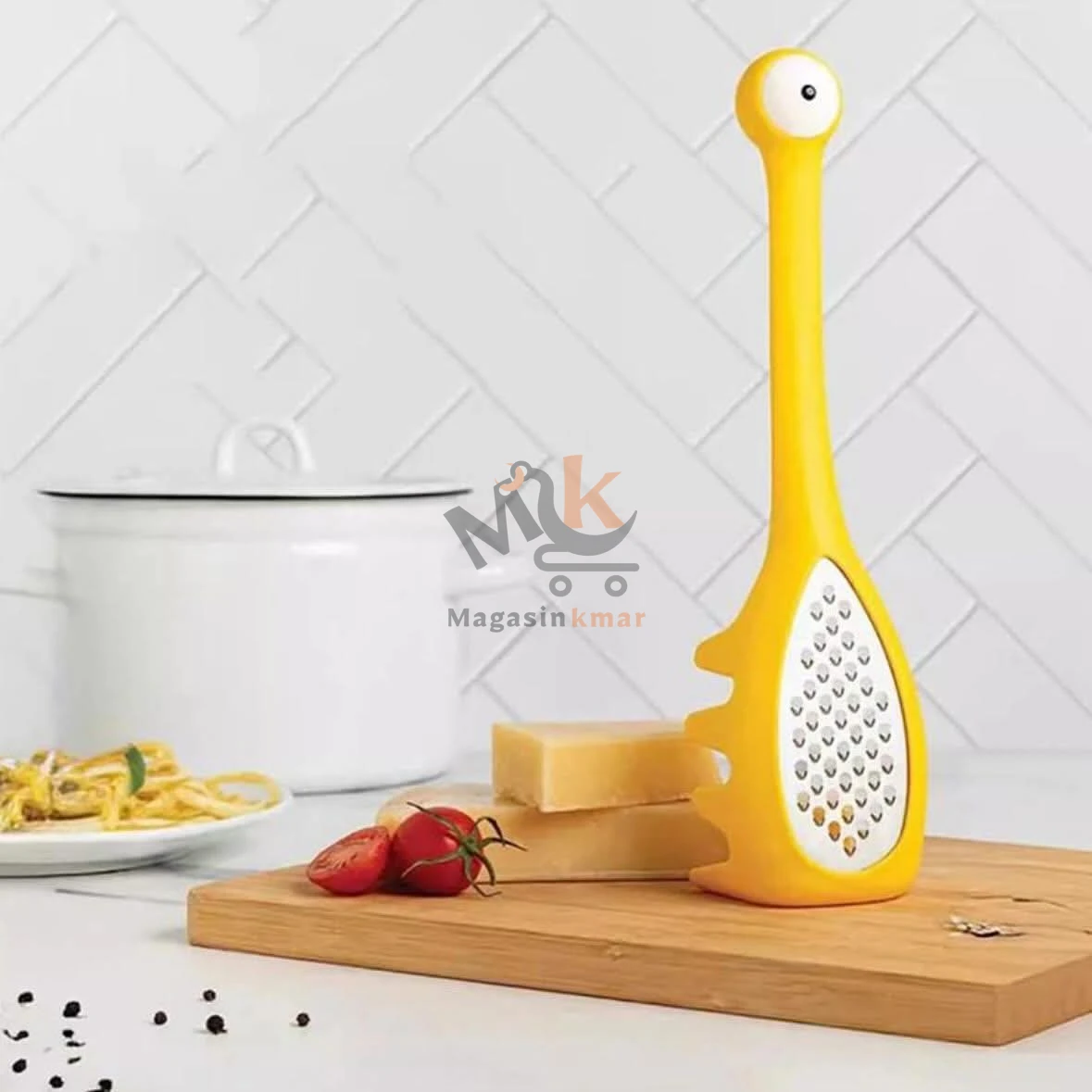 Cuillère, louche et râpe en plastique – Ustensiles de cuisine pratiques 17 cm