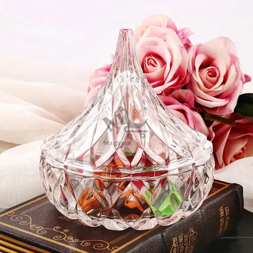 Bonbonnière en verre PM avec couvercle