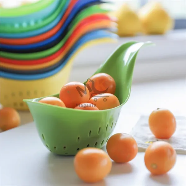 Mini passoire en plastique avec manche 23 cm