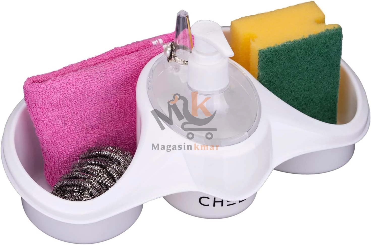 Distributeur de savon liquide en plastique – Design pratique pour salle de bain et cuisine