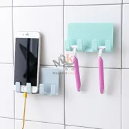 Support de suspension sans poinçon, étagère de rangement murale pour téléphone